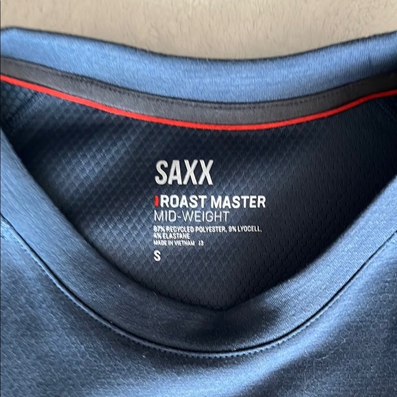 Saxx Mid-Weight Navy Shirt - Picture 2 of 5